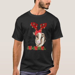 Heifer Jingle All The Way Cow Merry Christmas Farm T-Shirt