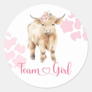 Heifer or Bull Cow Team Girl Sticker