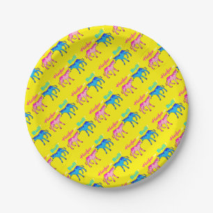 Heifer or Bull Farm Style Gender Reveal Paper Plate