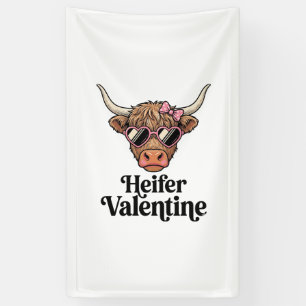 Heifer Valentine Highland Cow Vintage Design_1 Banner