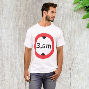 Height Warning Mens T-Shirt