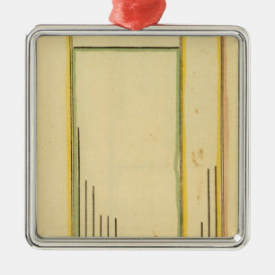 Heights mountains metal tree decoration