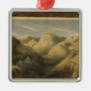 Heights, mountains of Scotland Metal Tree Decoration