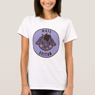 Heil Seitan Cute Funny Vegan Goat Shirt