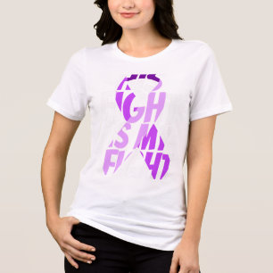 Heimer Ribbon Heimer Disease Awareness Premium _1 Tri-Blend Shirt