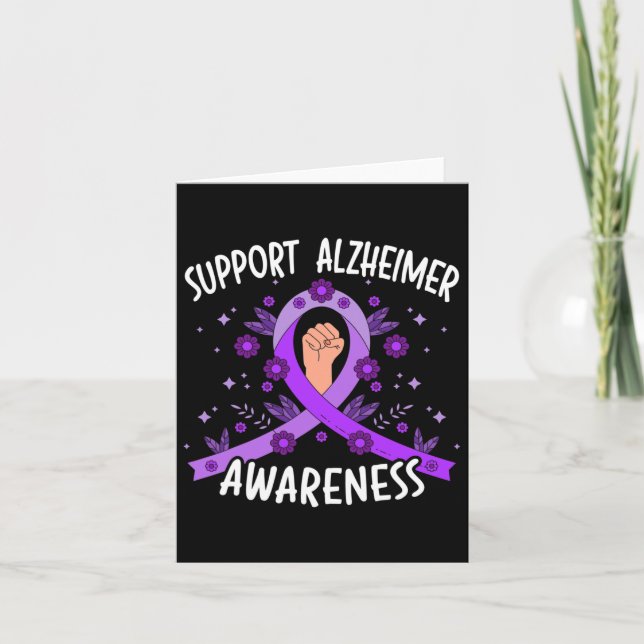 Heimerheimer Awareness Dementia Support 2  Card (Front)