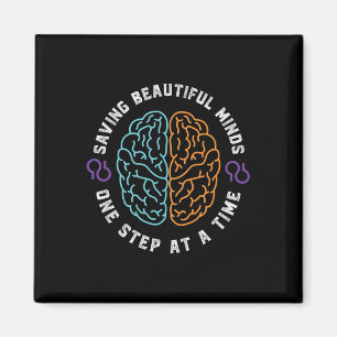 Heimerheimer Awareness Designs Support Month Purpl Magnet