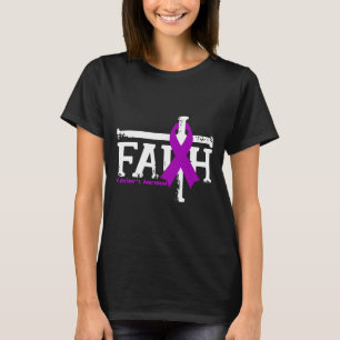 Heimerheimer Awareness Faith Christian Cross Suppo T-Shirt