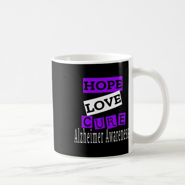 Heimerheimer Awareness Hope Love Cure  Coffee Mug (Right)