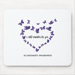 Heimerheimer Awareness I Will Remember For You Cut Mouse Mat