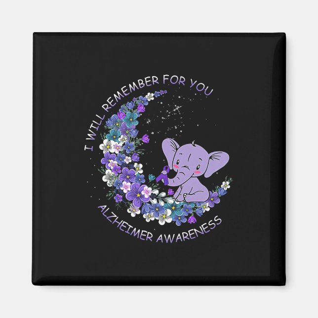 Heimerheimer Awareness I Will Remember For You Ele Magnet (Front)