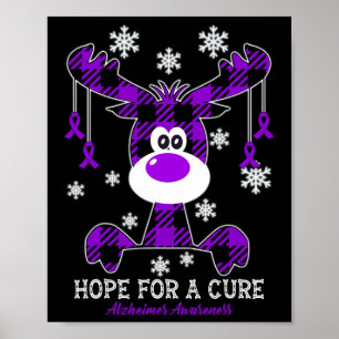Heimerheimer Awareness In September We Wear Purple Poster