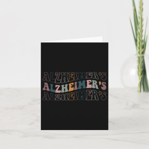 Heimerheimer' Awareness Love Never Forgets 1 Card