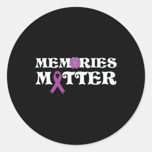 Heimerheimer Awareness Memories Problem Classic Round Sticker