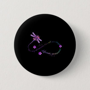 Heimerheimer Awareness Month Dragonfly Remember Wo 6 Cm Round Badge