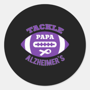 Heimerheimer Awareness Print Papa Heimerheimer's A Classic Round Sticker