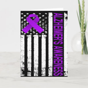 Heimerheimer Awareness Shirt - Usa Flag Purple Rib Card