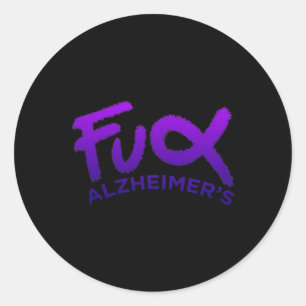 Heimerheimer Awarness Dementia  Classic Round Sticker