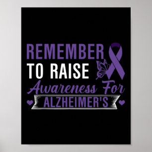 Heimerheimer Brain Injury Design Purple Heimerheim Poster