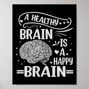 Heimerheimer Brain Injury Design Purple Heimerheim Poster