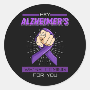 Heimerheimer Disease Brain Memory Loss Dementia Gi Classic Round Sticker