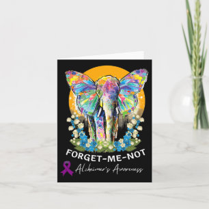 Heimerheimer Elephant Forget-me-not Heimerheimer’s Card