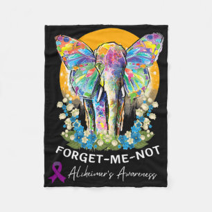 Heimerheimer Elephant Forget-me-not Heimerheimer’s Fleece Blanket