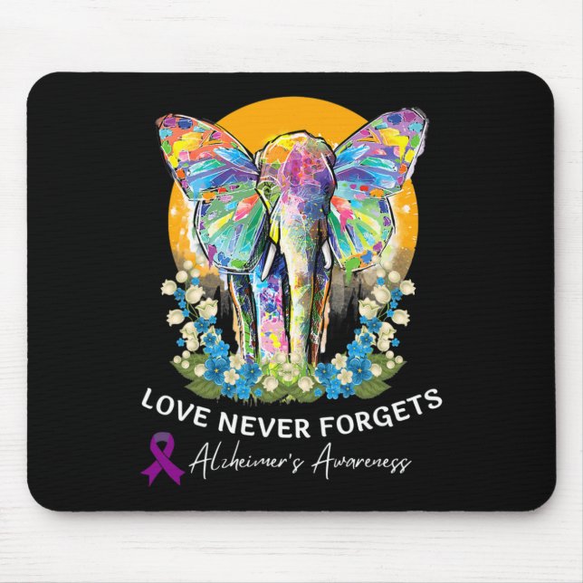 Heimerheimer Elephant Love Never Forgets Heimerhei Mouse Mat (Front)