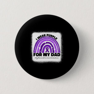 Heimerheimer I Wear Purple For My Dad Heimerheimer 6 Cm Round Badge