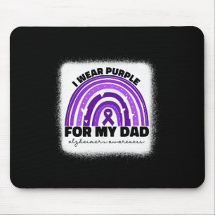 Heimerheimer I Wear Purple For My Dad Heimerheimer Mouse Mat