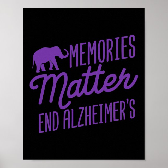 Heimerheimer Memories Problem Purple Elephant  Poster (Front)