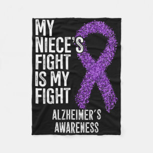 Heimerheimer My Niece's Fight Is My Fight Heimerhe Fleece Blanket