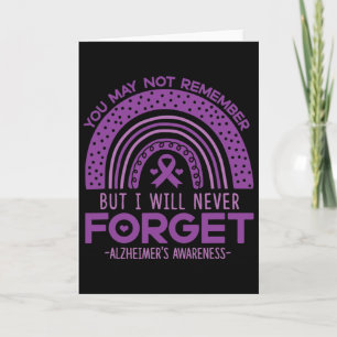 Heimerheimer Never Forget Dementia Patients Purple Card