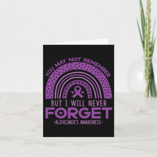 Heimerheimer Never Forget Dementia Patients Purple Card