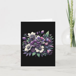 Heimerheimer Purple Floral Pansy Dementia Heimerhe Card