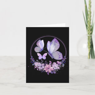 Heimerheimer Purple Floral Pansy Dementia Heimerhe Card