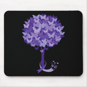 Heimerheimer Purple Floral Pansy Dementia Heimerhe Mouse Mat