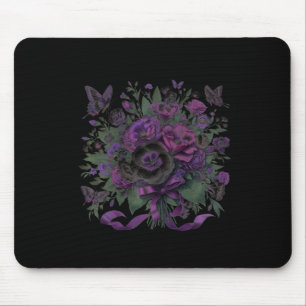 Heimerheimer Purple Floral Pansy Dementia Heimerhe Mouse Mat