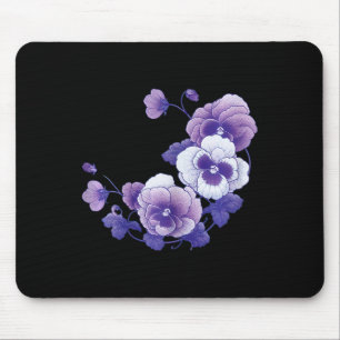 Heimerheimer Purple Floral Pansy Heimerheimer's Aw Mouse Mat