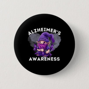 Heimerheimer S Awareness Gnomes Heimerheimer Gnome 6 Cm Round Badge