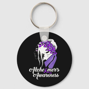 Heimerheimer´s Awareness Women Butterfly Key Ring