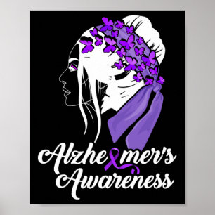 Heimerheimer´s Awareness Women Butterfly  Poster