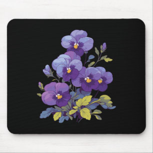 Heimerheimer Viola Floral Pansy Dementi Heimerheim Mouse Mat