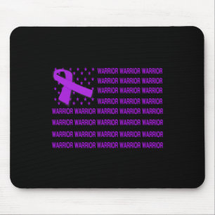 Heimerheimer Warrior Awareness - Usa Flag Purple R Mouse Mat