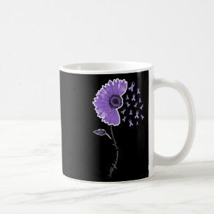 Heimerheimer Warrior Purple Sunflower Cute Ribbon Coffee Mug