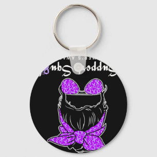 Heimerheimer's Awareness A Messy Bun Heimerheimer' Key Ring