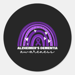 Heimerheimer's Awareness For Women Heimer Heimerhe Classic Round Sticker
