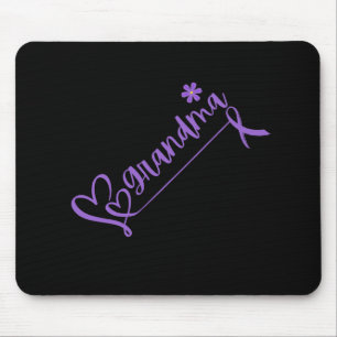 Heimerheimer's Awareness Grandma Remember Heart Pu Mouse Mat