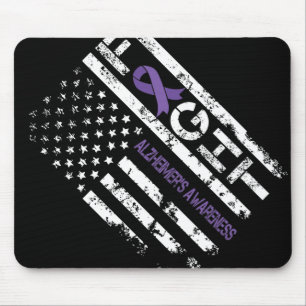 Heimerheimer's Awareness Heimerheimer Flag Usa For Mouse Mat