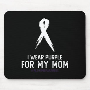 Heimerheimer's Awareness I Wear Purple For My Mum Mouse Mat